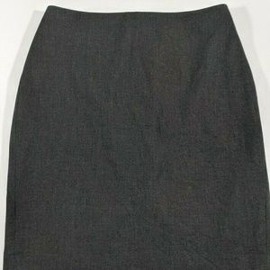 Ann Taylor Petite Size 2P Dark Grey Skirt PA13